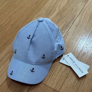 Janie and Jack Sky Blue Nautical Hat